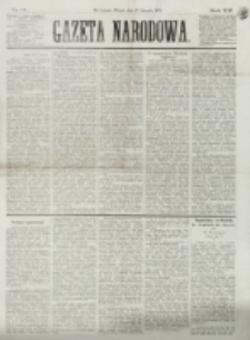 Gazeta Narodowa. R. 13 (1874), nr 21 (27 stycznia)