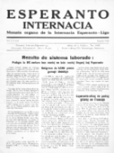 Esperanto Internacia : monata organo de la Internacia Esperanto-Ligo. Vol. 2, No 8 (augusto 1938)