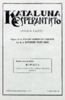 Kataluna Esperantisto : monata gazeto : oficiala organo de la Kataluna Esperantista Federacio. 1933, n-roj 198-199 (Septembro-Oktobro)