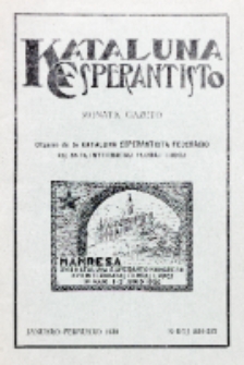 Kataluna Esperantisto : monata gazeto : oficiala organo de la Kataluna Esperantista Federacio. 1936, n-roj 224-225 (Januaro-Februaro)