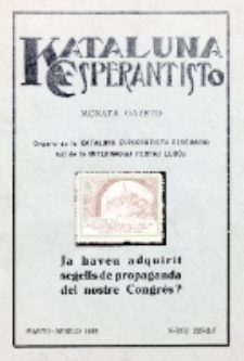 Kataluna Esperantisto : monata gazeto : oficiala organo de la Kataluna Esperantista Federacio. 1936, n-roj 226-227 (Marto-Aprilo)