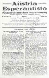 Aŭstria Esperantisto : oficiala organo de Aŭstria Esperanto-Asocio = Österreichischer Esperantist. Jaro 8, n-o 6 (Junio 1931)