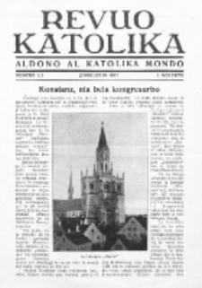 Revuo Katolika : aldono al katolika mondo. Kolekto 1, No 2/3 (junio/julio 1923)