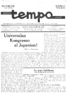 Tempo : monata gazeto. Jaro 3, No 25 (decembro1936)
