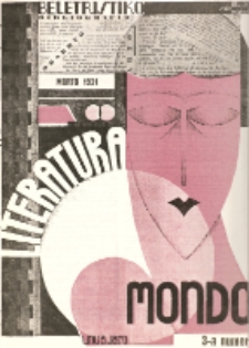 Literatura Mondo. Periodo 2, Jaro 1, numero 3 (Marto 1931)
