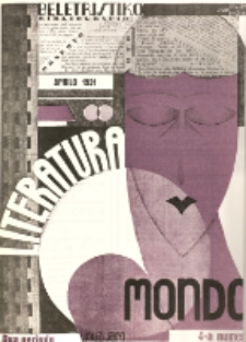Literatura Mondo. Periodo 2, Jaro 1, numero 4 (Aprilo 1931)