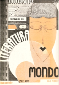 Literatura Mondo. Periodo 2, Jaro 1, numero 8 (Septembro 1931)