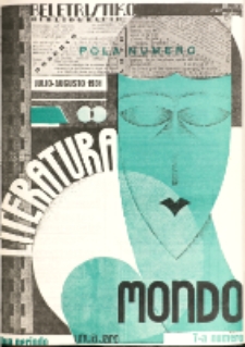 Literatura Mondo. Periodo 2, Jaro 1, numero 7 (Julio-Augusto 1931)