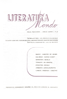Literatura Mondo. Periodo 3, Jaro 1, numero 7-8 (1947)