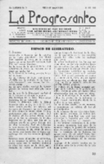 La Progresanto : studieblad van de Federatie van Arbeiders-Esperantisten in het Gebied van de Nederlandse Taal. Jaargang 10, no 5 (Mei 1948)
