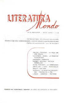 Literatura Mondo.Periodo 3, Jaro 2, numero 1/2 (1948)