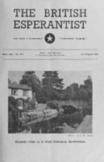 The British Esperantist : the official organ of the British Esperanto Association. Vol. 52, no 615 (July-August 1956)