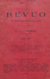 La Revuo : internacia monata literatura gazeto / Redaktoro Carlo Bourlet.Jaro 2, No 12=24 (augusto1908)