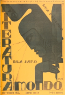 Literatura Mondo. Periodo 2, Jaro 2, numero 7/8 (Julio-Augusto 1932)