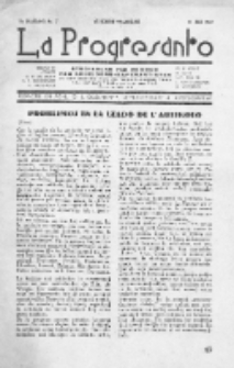 La Progresanto : studieblad van de Federatie van Arbeiders-Esperantisten in het Gebied van de Nederlandse Taal. Jaargang 11, no 7 (Juli 1949)