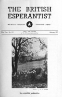 The British Esperantist : the official organ of the British Esperanto Association. Vol. 53, no 621 (February 1957)