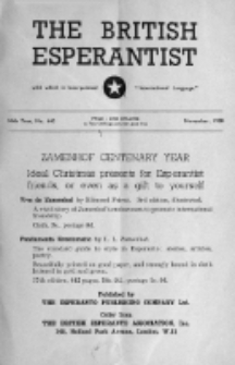 The British Esperantist : the official organ of the British Esperanto Association. Vol. 54, no 640 (November 1958)