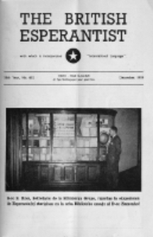 The British Esperantist : the official organ of the British Esperanto Association. Vol. 55, no 652 (December 1959)