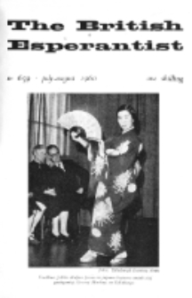 The British Esperantist : the official organ of the British Esperanto Association. Vol. 56, no 659 (July-August 1960)