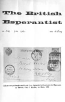 The British Esperantist : the official organ of the British Esperanto Association. Vol. 57, no 669 (June 1961)