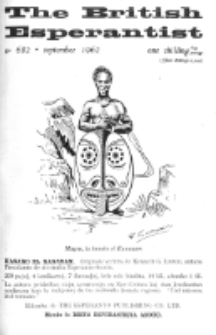 The British Esperantist : the official organ of the British Esperanto Association. Vol. 58, no 682 (September 1962)