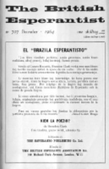 The British Esperantist : the official organ of the British Esperanto Association. Vol. 60, no 707 (December 1964)