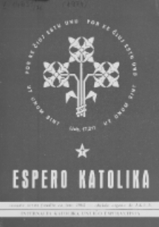 Espero Katolika.Jarkolekto 71, No 3=645 (1974)