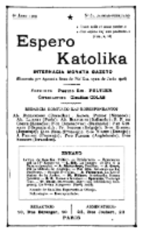 Espero Katolika.Jaro 6a, No 51 (1909)