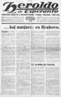Heroldo de Esperanto : neŭtrale organo la Esperanto-modavo. Jarkolekto 12 (1931), nr 33=633 (14 augusto)