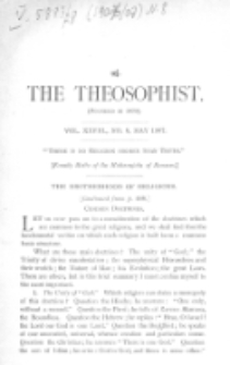 Theosophist. Vol. 28, nr 8 (1906/1907)