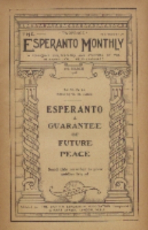The Esperanto Monthly : a magazine for teachers and students of the international help-language / British Esperanto Association.Vol. 6, No 63 (march1918)