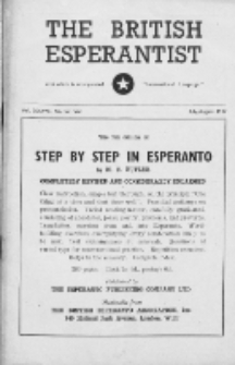 The British Esperantist : the official organ of the British Esperanto Association. Vol. 37, no 531/532 (July/August 1949)