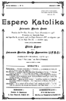 Espero Katolika.Nova Kolekto, No 5 (1925)