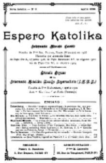 Espero Katolika.Nova Kolekto, No 8 (1925)