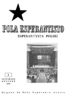 Pola Esperantisto : esperantaj sciigoj por pollingvanoj. Jaro 39, no 5 (Septembro-Oktobro 1959)