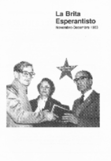 The British Esperantist : the official organ of the British Esperanto Association. Vol. 78, no 855 (Novembro-Decembro 1983)