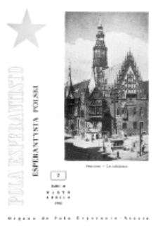 Pola Esperantisto : esperantaj sciigoj por pollingvanoj. Jaro 41, no 2 (Marto-Aprilo 1961)