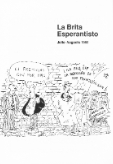The British Esperantist : the official organ of the British Esperanto Association. Vol. 85, no 890 (Julio-Augusto 1989)