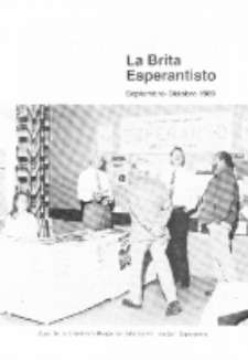 The British Esperantist : the official organ of the British Esperanto Association. Vol. 85, no 891 (Septembro-Oktobro 1989)