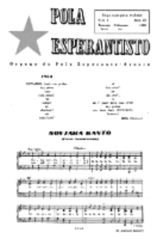 Pola Esperantisto : esperantaj sciigoj por pollingvanoj. Jaro 43, no 1 (Januaro-Februaro 1963)