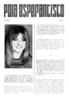Pola Esperantisto : esperantaj sciigoj por pollingvanoj. 1970, 6
