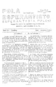 Pola Esperantisto : esperantaj sciigoj por pollingvanoj. Jaro 36, no 7-8 (Januaro-Februaro 1948)