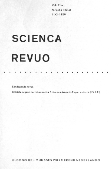 Scienca Revuo. Vol. 11, no 3 (1959/1960)