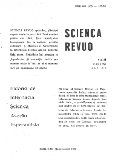 Scienca Revuo. Vol. 23, no 3 (1972)