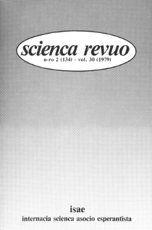 Scienca Revuo. Vol. 30, no 2 (1979)
