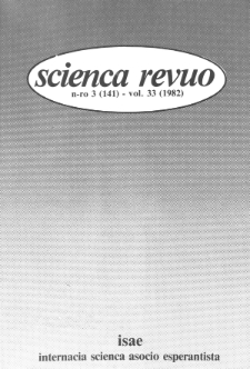 Scienca Revuo. Vol. 33, no 3 (1982)