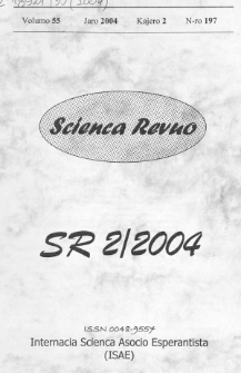 Sceinca Revuo. Vol. 55, no 2 (2004).