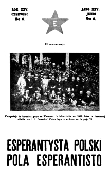 Pola Esperantisto : esperantaj sciigoj por pollingvanoj. Jaro 25, no 6 (Junio 1931)