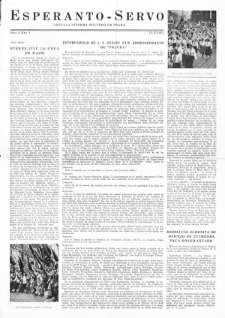 Esperanto Servo : aktuala informa bulteno de Praha. Vol. 4, no. 5 (1951)