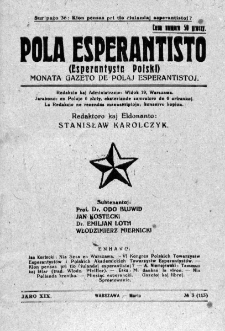 Pola Esperantisto. Jaro 19, no 3=113 (Marto 1925)